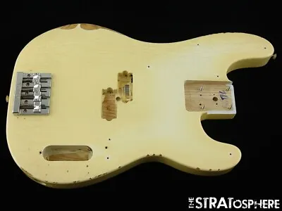 Fender Mike Dirnt Road Worn P Bass BODY & HARDWARE Precision White Blonde NITRO • $399.99