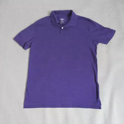 Mossimo Shirt Mens Medium Purple Polo Athletic Fit Cotton Short Sleeve Preppy • $14.94