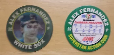 1991 7-11 Slurpee Mideast Coin #9 Alex Fernandez - White Sox • $1.99
