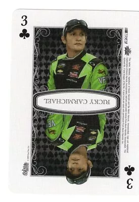  2009 Wheels Main Event Playing Cards Blue #3C Ricky Carmichael • $0.75