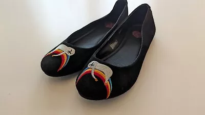 TUK Footwear Womens Sleeping Sloth Rainbow Ballet Flats Size 7 • $27.99