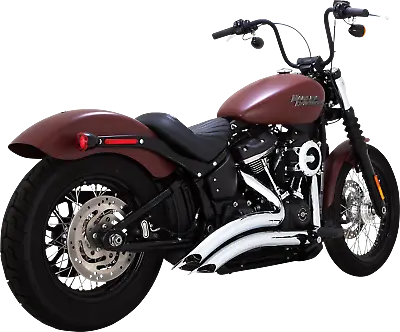 Vance & Hines Chrome Big Radius Full Exhaust System 2018-23 Harley Softail 26377 • $1099.99