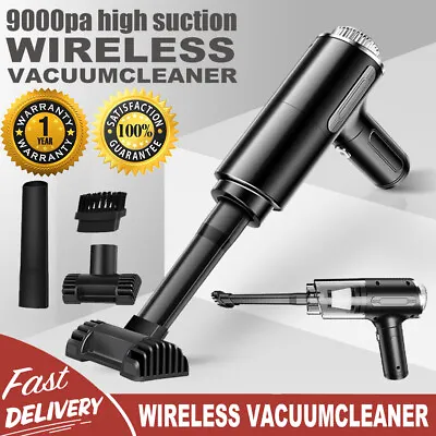 $11.89 • Buy Car Vacuum Cleaner Powerful Wet/Dry Cordless Strong Suction Handheld Cleaning EI