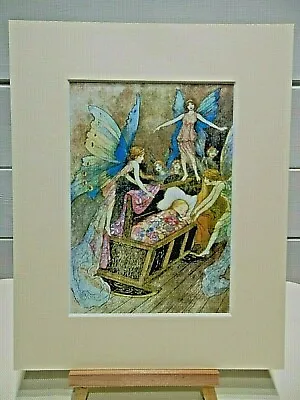 Vintage Repro Print With Mount Size 7 X5  To Fit 10 X8  Frame Warwick Goble 1920 • £8.50