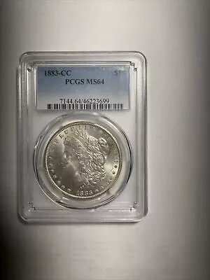 1883-CC Morgan Silver Dollar PCGS MS64 • $370