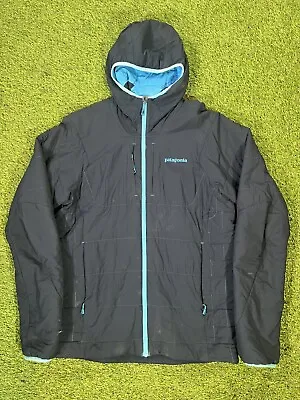 Patagonia Nano Air Hoody Jacket Mens Medium Blue Full Zip Long Sleeve Outdoor • $199