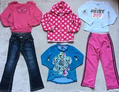 Adidas Juicy Gymboree Justice Monster High Girls Sz 5-6 Mixed Lot Of 6 EUC • $52.49