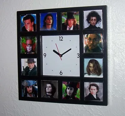 Johnny Depp Characters Clock With 12 Classic Roles. 21 Jump Street Mad Hatter + • $32.99