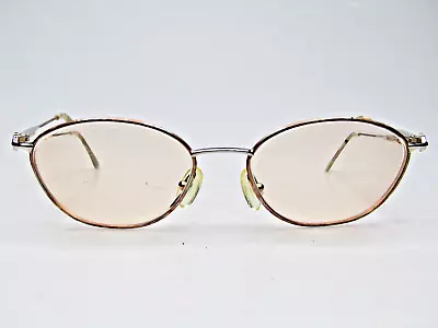 Vintage GUCCI Eyewear Optical Glod Metallic Frame Oval Eyeglasses • $40