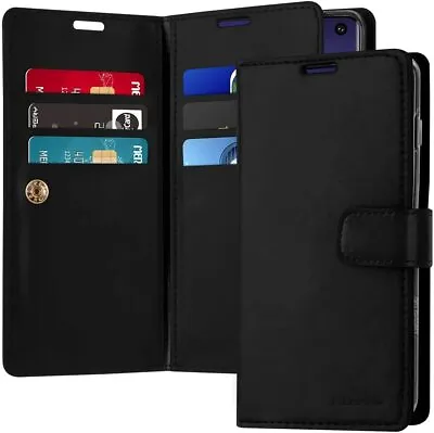 $12.99 • Buy Fit S10/ S10 Plus S9/ S9 Plus S8 Plus Case Flip Leather Gel Wallet 9 Card Cover