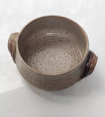 £9.99 • Buy Vintage Grayshott Pottery Soup Bowl With Handles. In Rustic Cream Tones. 