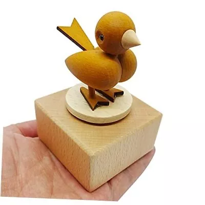 Cute Mini Music Box Little Animals Wooden Mechanical Music Box Little Bird • $32.59