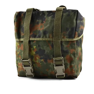 Original German Army Flecktarn Camo Combat Bag Military Webbing System Surplus • $21.80