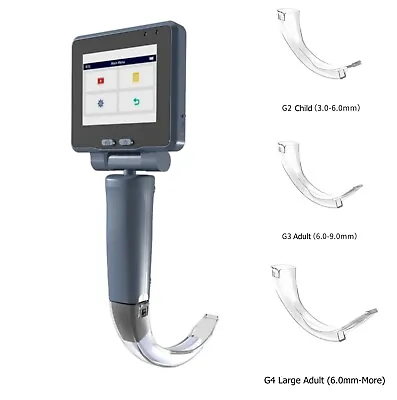 Digital Video Laryngoscope VLS Intubation Laryngoscopy Endoscope Touch LCD 3.5  • $649