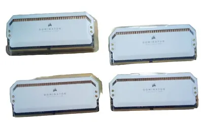 32GB (4x8GB) Corsair DDR4 DOMINATOR Platinum RGB White PC4-28800 (3600) Non-E • £106.99