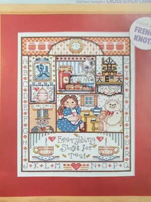 Cross Stitch Chart (From Magazine) - Teatime Sampler • £2