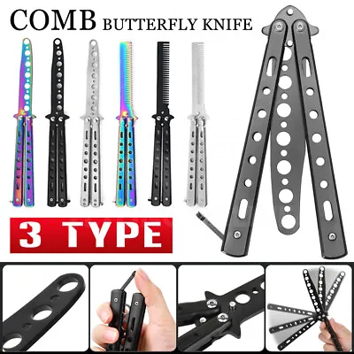 CSGO Butterfly Comb Knife Metal Folding Practice Trainer Training Tool Pocket • $4.99