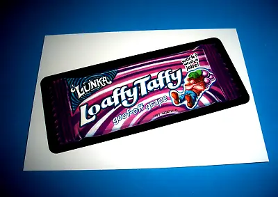 2008 Wacky Packages Wrapper Magazine Exclusive Promo Postcard  LOAFFY TAFFY  • $14.99