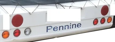 £10 • Buy Pennine Folding Camper ONE ROUND REAR LIGHT - Caravan, Teardrop, Trailer