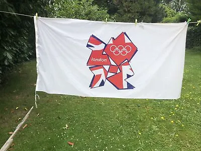 GENUINE ORIGINAL 2012 OLYMPIC GB FLAG Representing ETON DORNEY Flown  Maidenhead • £69.99