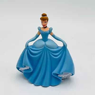 Disney Cinderella Figure Cake Topper Blue Dress Doll Princess Toy 3.5  • £3.85