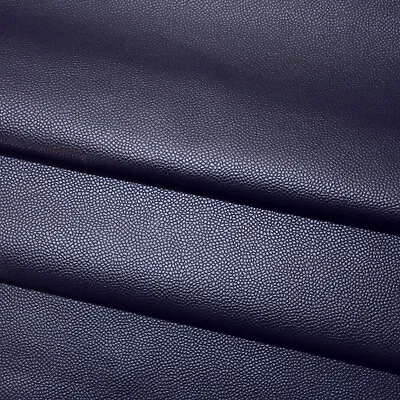 Automotive Upholstery Leather Half Hide (side) NAVY 1.2/1.4mm N400 BARKERS HIDE • £2