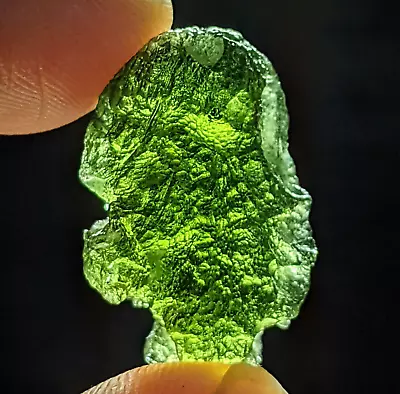 MOLDAVITE Tektite Genuine Crystal Synergy 12 Certified Authentic Meteorite • $127.20