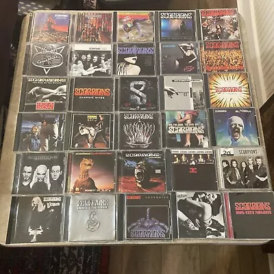 SCORPIONS - 30 CD LOT. Pictures Show Titles! • $75