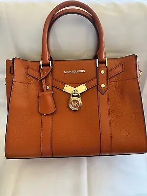 Michael Kors Hamilton Large Burnt Orange Handbag • $220