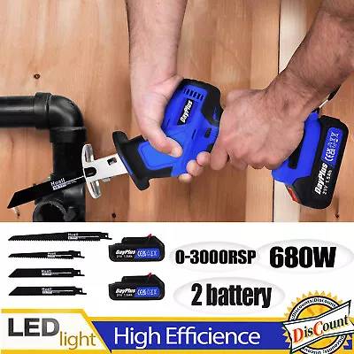 Electric Cordless Reciprocating Saw Saber Cutting Saw Kit For Makita 21V Battery • $10.71