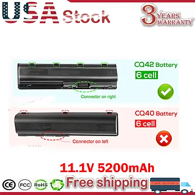 593553-001 MU06 MU09 Notebook Battery For HP CQ56 CQ32 CQ42 G62 G72 G56 G4 G6 G7 • $14.95