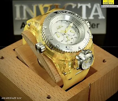 NEW Invicta Men's 52mm Bolt ZEUS MAGNUM SHUTTER Chronograph SILVER DIAL Watch • $121.49