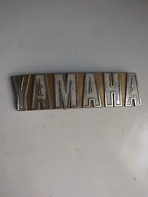 Vintage Yamaha Emblem Original Gold Silver White • $12.99
