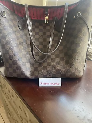 Louis Vuitton Neverfull Tote MM Brown Canvas • $575