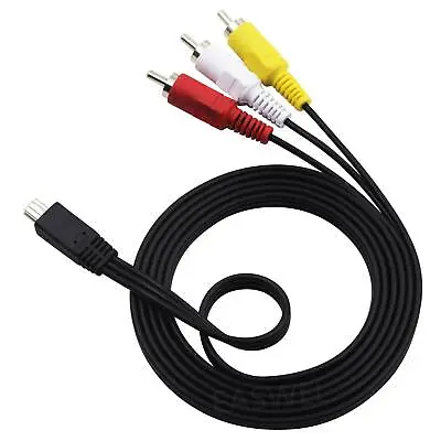 Mini USB To 3 RCA AV Audio Video Cable For Canon A2500 A3000 IS A3100 IS A3150 • $4.88