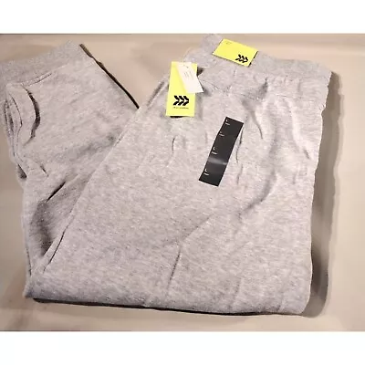 All In Motion Womens Mid-Rise Jogger Pants Large Heather Gray • $9.88