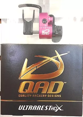 New Qad Ultra Pro Series Hdx Pink Color Arrow Rest Hd-x • $144.95