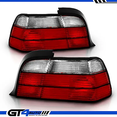 1992-1999 Red Clear Tail Light Assembly For BMW E36 3-Serie Coupe Left Right Set • $72.71