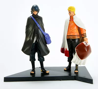 $15.99 • Buy Naruto Movie The Last Uzumaki Sasuke Uchiha Figures Anime Toy 2 Pcs New 16cm 6 