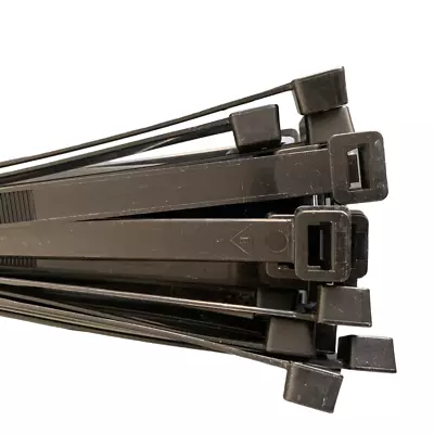 £9 • Buy Black Cable Ties - 500mm X 12.6mm Extreme Super Strength | Packs Of 10  20  50