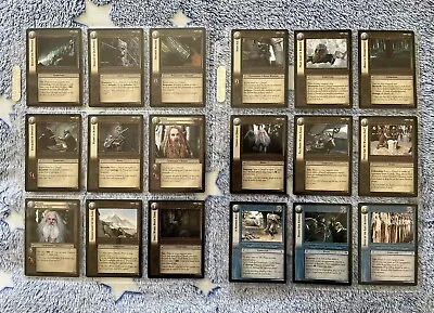 LORD OF THE RINGS CCG ~ Mines Of Moria ~ Full Set Of 122 Cards [2002] • £119.99