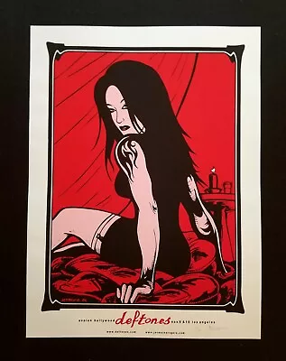 $215 • Buy DEFTONES JERMAINE ROGERS Los Angeles 2006 Concert Poster