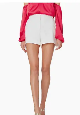 MILLY Aria Cady Button Tab Shorts 17А 195 • $60.96