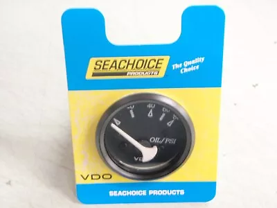 Oil Pressure Gauge 15221 Vdo Gauge Black Face 0 To 80 Psi 240-33 Ohms Marine  • $33.20