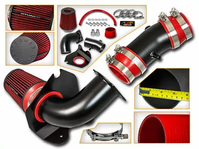 Cold Air Intake Kit MATT BLACK + RED Filter For 94-95 Ford Mustang GT 5.0 V8 • $98.99