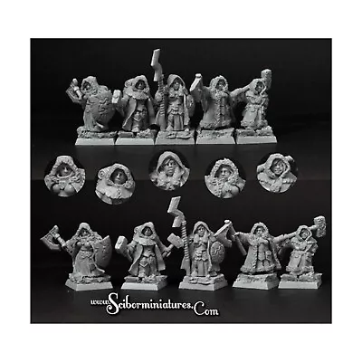 Scibor Fantasy Mini Dwarves 28mm Dwarven Female Warriors Set Pack New • $28.36