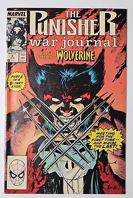 Punisher War Journal #6 1st Mtg W/ Wolverine Jim Lee Art  • £12.47