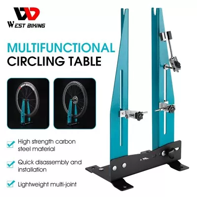 WEST BIKING Bicycle Wheel Truing Stand Tire Rims MTB Bike Road Wheel Repair Tool • $59.98