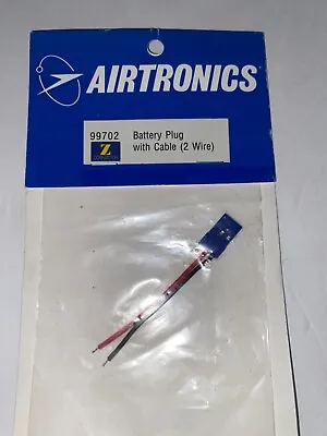 AIRTRONICS Battery Plug W/ Cable (2 Wire) #99702 • $17.05