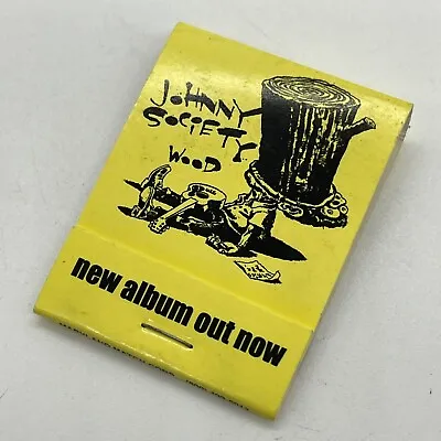 Johnny Society Wood Matchbook Advertising New Album Out Now • $4.99